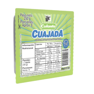 queso cuajada colanta x 250 gr