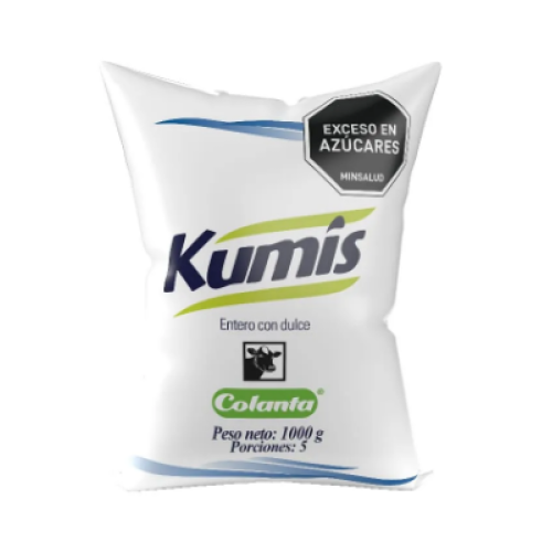 kumis colanta bolsa x 1 lt