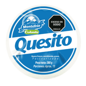 colanta quesito montefrio x 380 gr