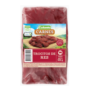 trocitos de res x 500 gr