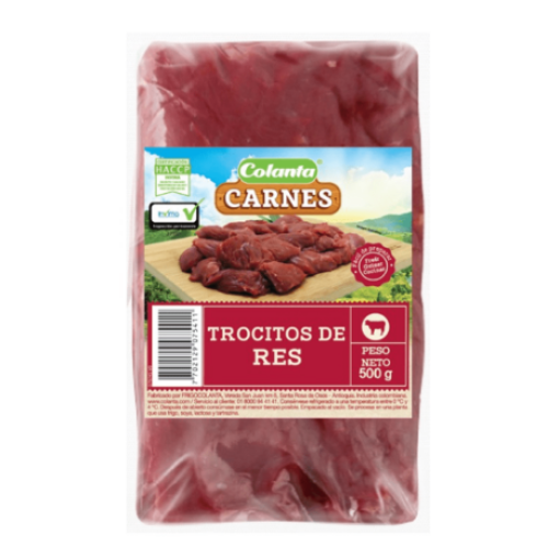 trocitos de res x 500 gr