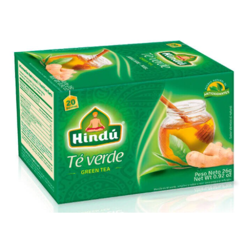 Te Verde Jengibre Miel Caja X 20 Unidades