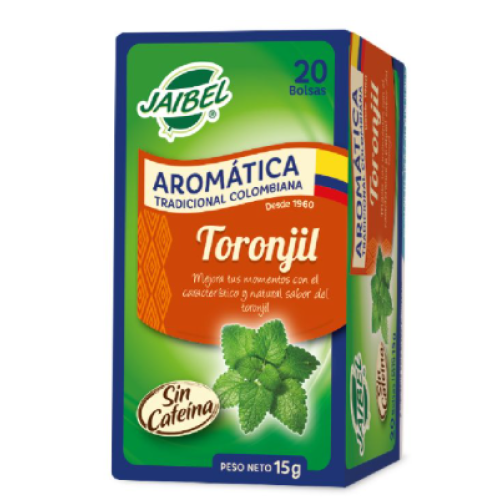 Jaibel Aromática toronjil Caja X 20 bags (15 gr)