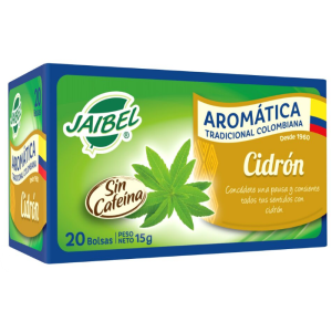 jaibel aromática tradicional cidrón x 20 unidades