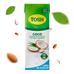 Tosh Coco Bebida liquida sin Azúcar Caja X 1 Litro