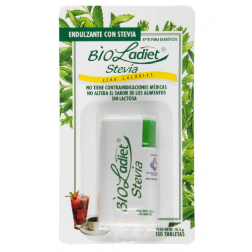 Bioladiet Stevia Dispensador X 150 Tabletas 