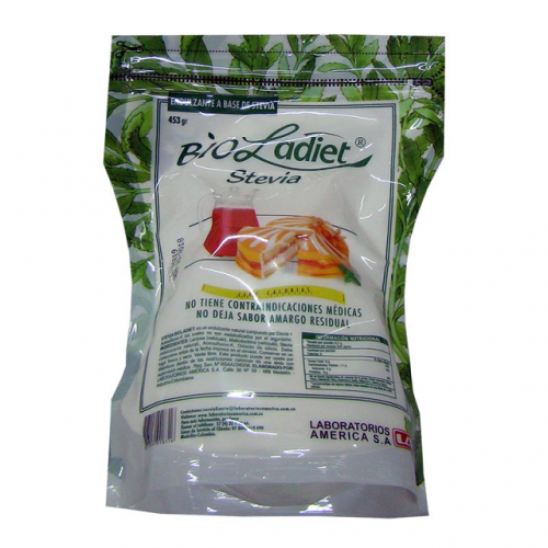Bioladiet Stevia Doy pack X 453 Gramos 