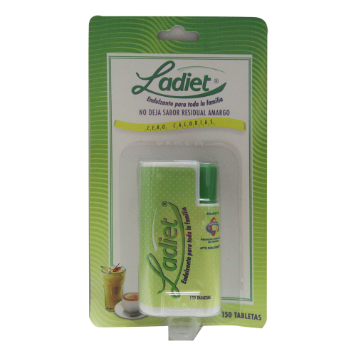 Ladiet Endulzante cero Calorías Dispensador X 150 Tabletas 