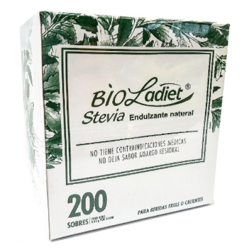 stevia bioladiet polvo x 200 sobres