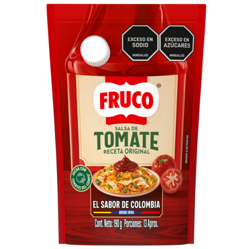 Salsa de Tomate Fruco Doy pack X 190 Gramos 
