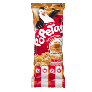 Popetas Crispetas de maíz gourmet con caramelo Paquete X 44.4 Gramos