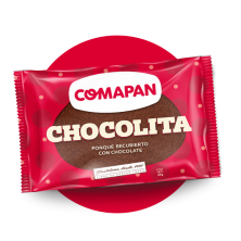 Ponqué Chocolita Comapan paquete X 68 Gramos 
