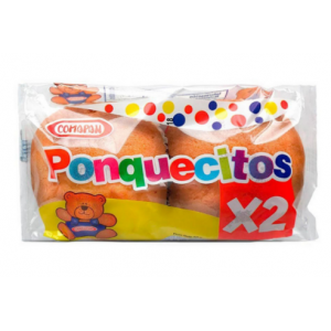 Ponquecitos Comapan Paquete X 2 Unidades (50 Gramos)