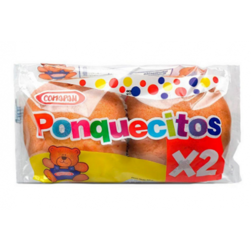 Ponquecitos Comapan Paquete X 2 Unidades (50 Gramos)