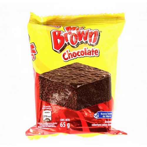 Mr Brown Chocolate Paquete X 65 Gramos 