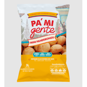 Mini Pandebonos Pa' mi gente Paquete X 24 Gramos