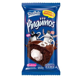 Pinguinos Marinela Paquete X 80 Gramos 