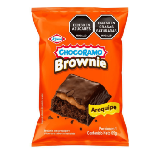 chocorramo brownie arequipe x 65 gramos