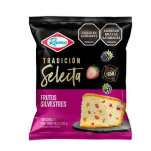 ponque ramo tradición selecta frutos silvestres x 230 g