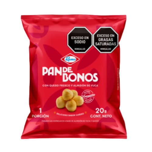 ramo pan de bono 120 gr x 6 unidades