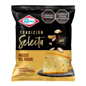ponque ramo tradición selecta nuez del brasil x 230 g