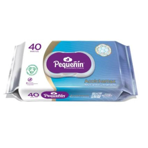 Toallitas Pequeñín Acolcha-Max Paquete X 40 Unidades 