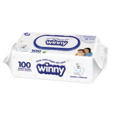 Winny toallitas áloe vera y vitamina E Paquete X 100 Unidades