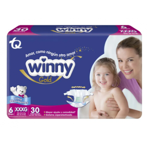 Winny Gold Etapa 6 Paquete X 30 Unidades (MAXIMO 3 X CLIENTE)