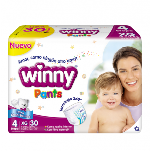 Winny Pants Pañales Etapa 4 Paquete X 30 Unidades 
