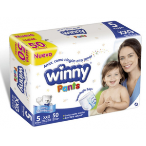 Winny Pants Pañales Etapa 5 Paquete X 50 Unidades  (MAXIMO 3 X CLIENTE)