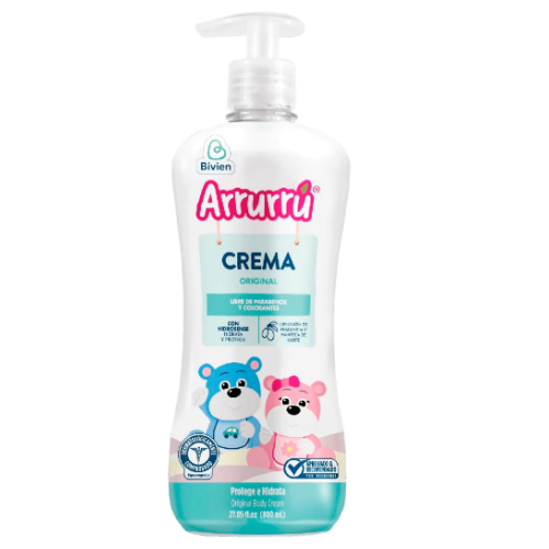 Arrurrú Crema original protege e Hidrata Frasco X 800 Ml 