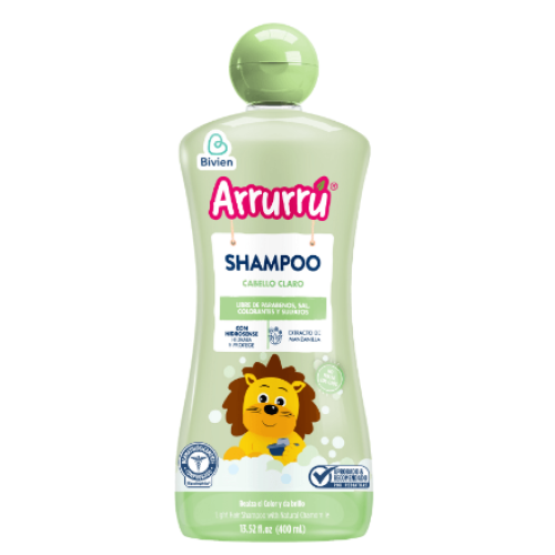 arrurru shampoo cabello claro x 400 ml