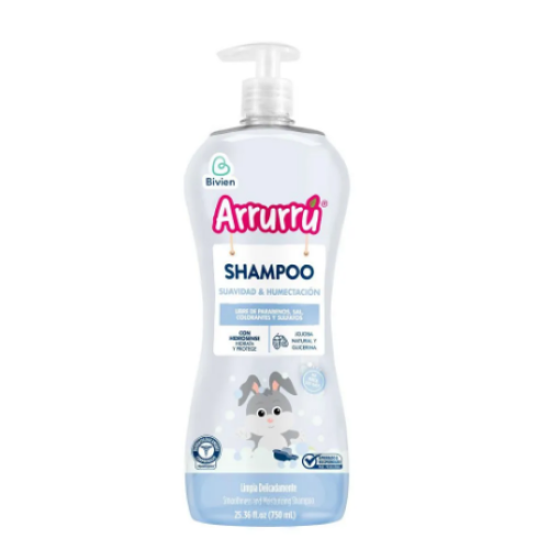arrurrú shampoo suavidad y humectación x 750 ml