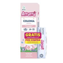 Arrurrú colonia Original rosada Frasco 120 Ml + jabón en barra 110 gramos