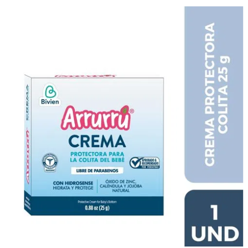 Arrurrú crema Protectora Caja X 25 Gramos 