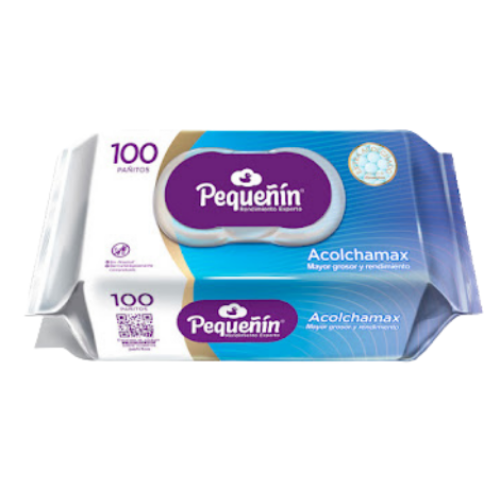 pequeñin acolchamax pañitos humedos x 100 unidades