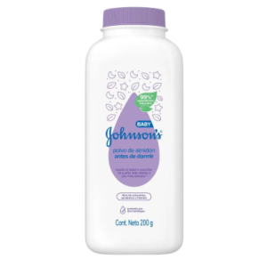 Johnsons Talco baby antes de dormir Frasco 200 Ml