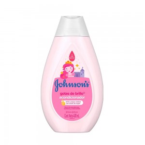 Johnsons Baby acondicionador gotas de brillo Frasco 400 Ml