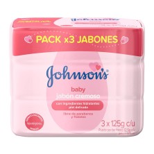 Johnsons Jabón baby humectante X3 Unidad 110 g 