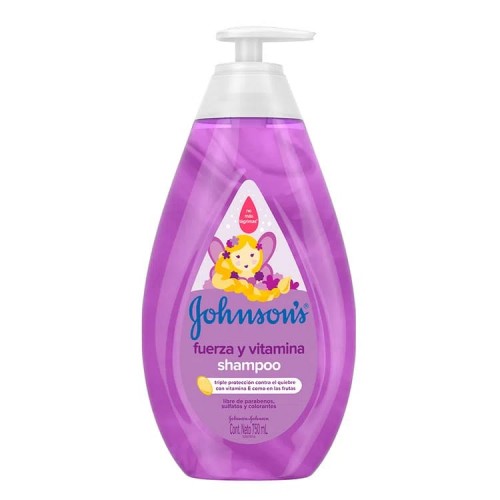 Johnsons Shampoo fuerza y vitamina Frasco 750 Ml