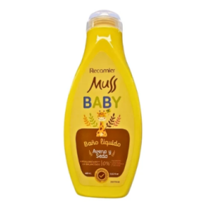 muss baby baño liquido avena y sea Frasco x 400 ml