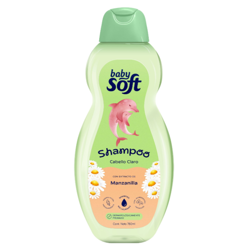 Baby soft Shampoo cabello claro Manzanilla Frasco X 750 Ml 
