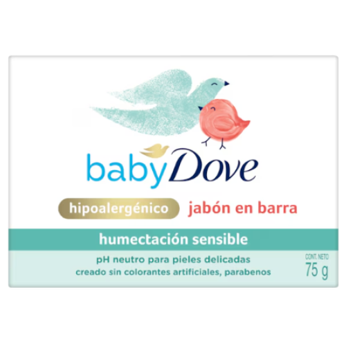Dove Baby Jabón Humectación Sensible Barra X 75 gramos