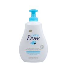 Baby Dove Jabón líquido de la cabeza a los pies Frasco X 400 Ml 