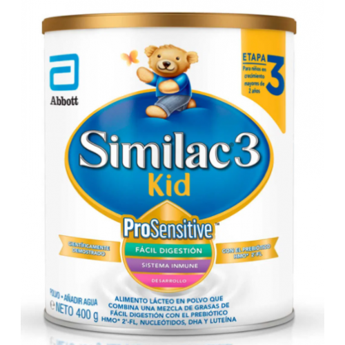 Similac Kid Etapa 3 Lata x 400 Gramos 
