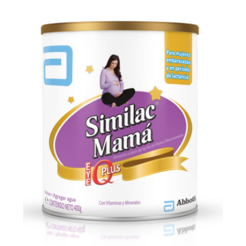 Similac mamá Para mujeres embarazadas (vitaminas y minerales) Lata X 400 Gramos 