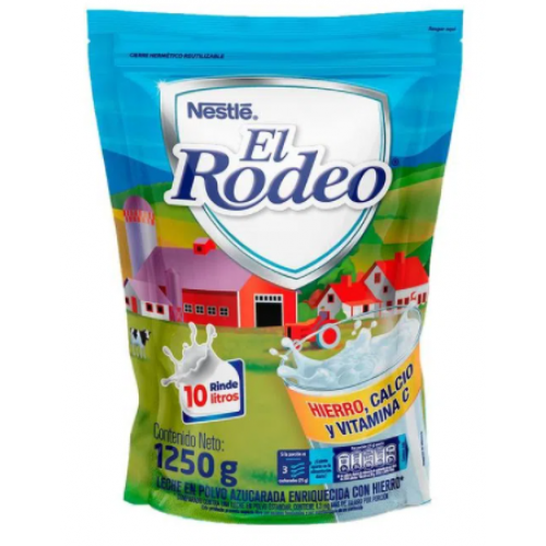 Leche en polvo El Rodeo Bolsa X 1250 Gramos 