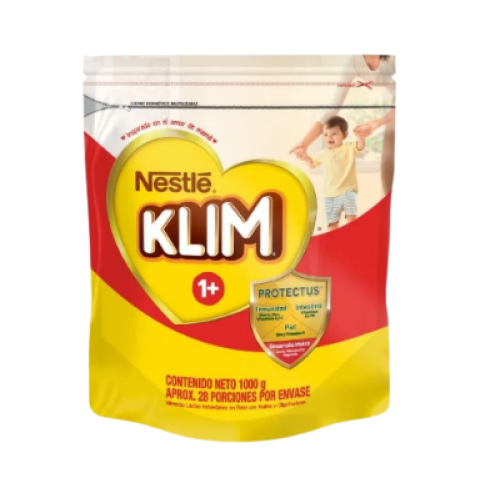 Alimento Lácteo en polvo Klim 1+ con Miel Bolsa X 1000 Gramos 