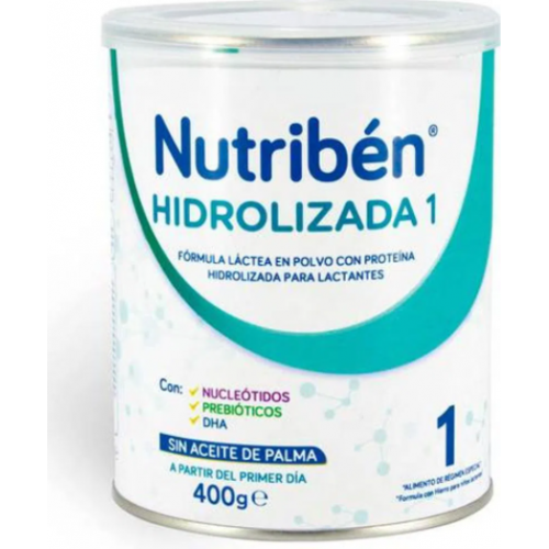 Nutriben Hidrolizada 1 Formula láctea Lata X 400 Gramos 
