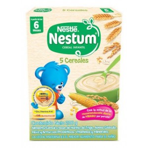 Nestum Cereal Infantil 5 Cereales Caja X 200 Gramos 